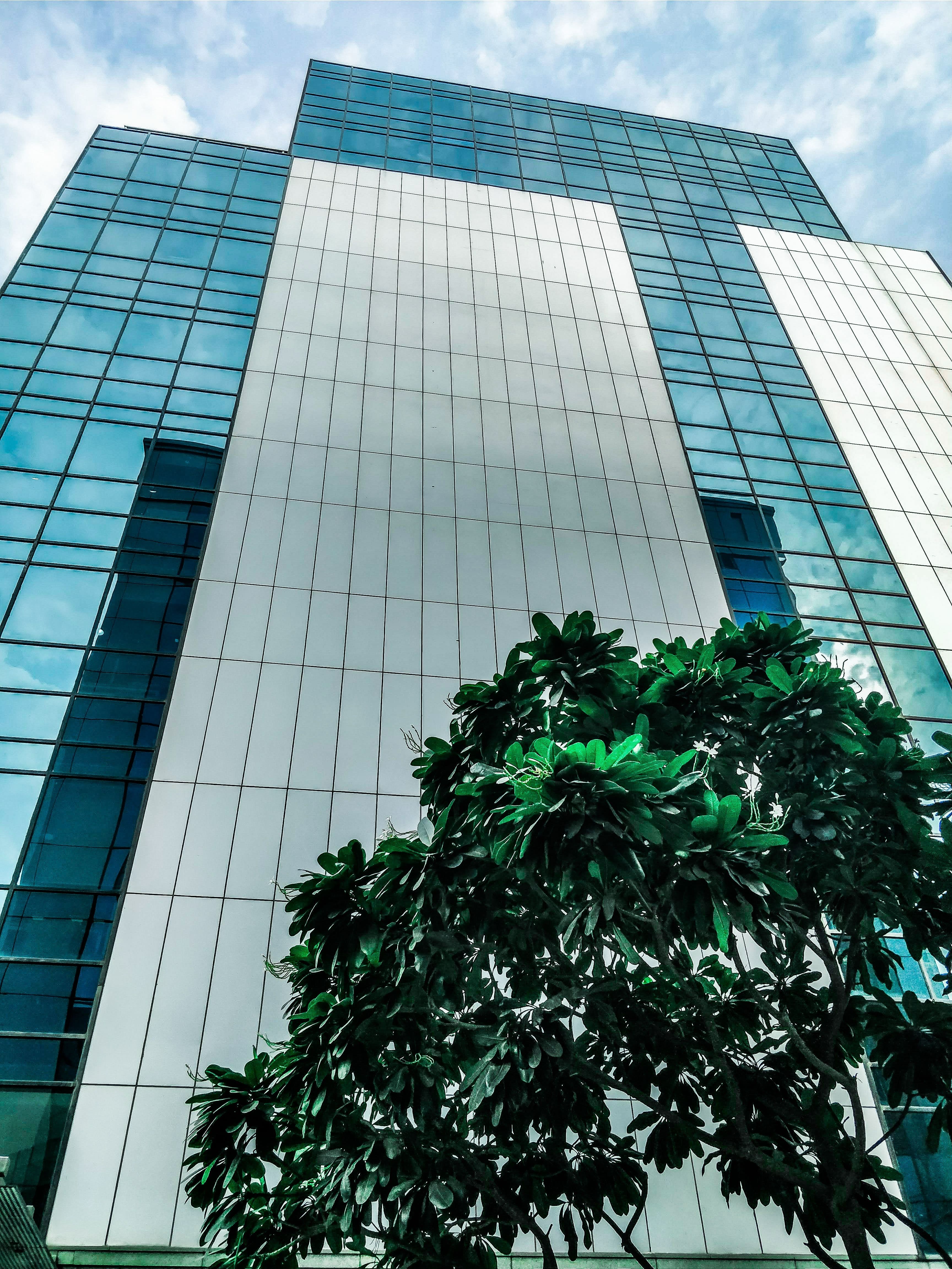 Commercial office building representing corporate property environments